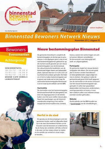 BBN Nieuws 93 - Binnenstad Bewoners Netwerk Amersfoort