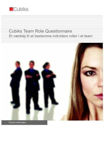 Cubiks Team Role Questionnaire - Cubiks.com