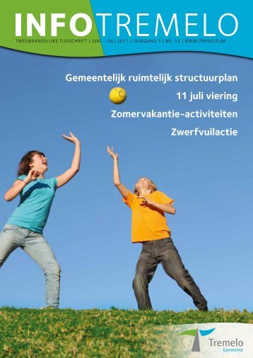 Gemeentelijk ruimtelijk structuurplan 11 juli viering Zwerfvuilactie ...