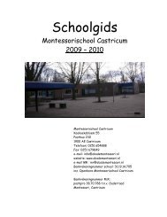 Schoolgids - Montessorischool Castricum