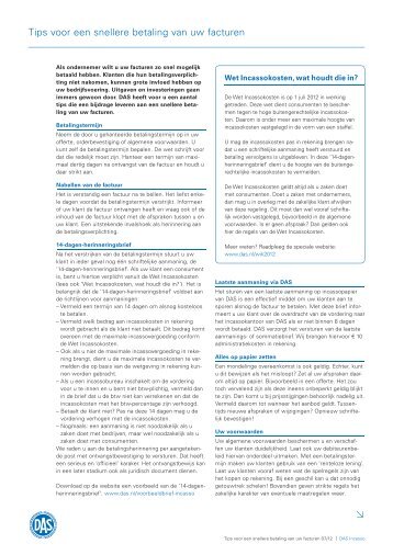 Incasso tips van DAS (PDF).