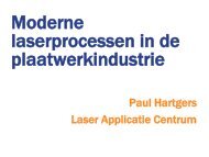 Laser Materials Processing - Syntens