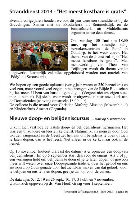 Perspectief juni 2013 - Doopsgezinde Gemeente Ouddorp