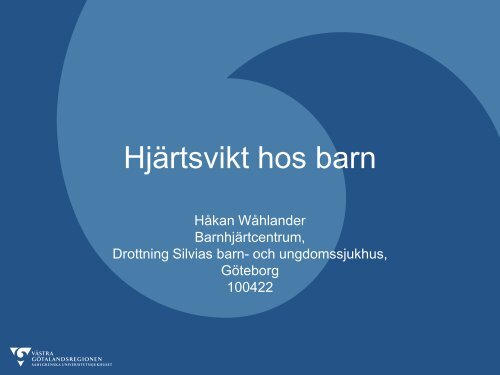 Hjärtsvikt hos barn - BLF