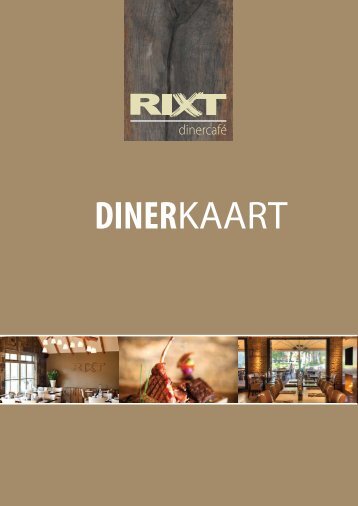 menukaart - Rixt