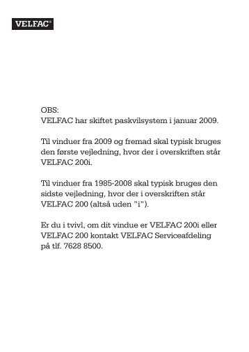Servicevejl_V200_og_V200i_webshop - Velfac