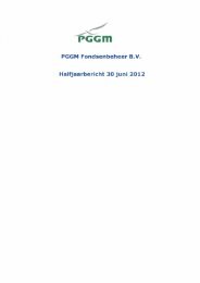 Halfjaarbericht PGGM Fondsenbeheer