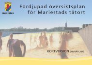 FÖP Mariestad kortversion.indd - Mariestads kommun