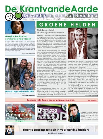 Jaargang 1 nr. 2 - Krant van de Aarde