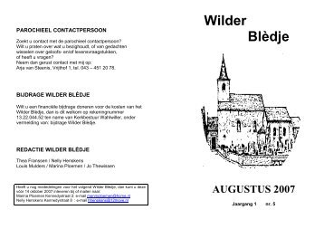 Wilder Blèdje - Kerk Wahlwiller