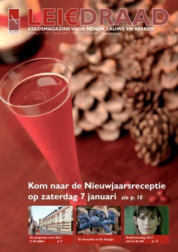 Kom naar de Nieuwjaarsreceptie op zaterdag 7 januari zie ... - Menen