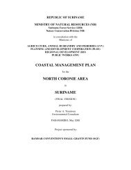 coastal management plan north coronie area suriname - Coronie.eu