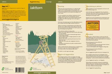 Jakttorn - Borgunda Bygghandel AB