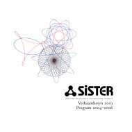 Verksamheten  Program - SISTER - Institutet för studier av ...