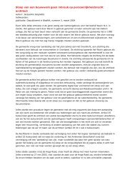 Sloop van een bouwwerk geen inbreuk op persoonlijkheidsrecht ...