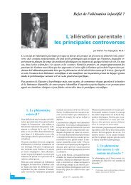 L'aliénation parentale : les principales controverses - SDJ Service ...