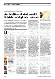 Antibiotika vid akut bronkit är både onödigt och riskabelt - Snowfall