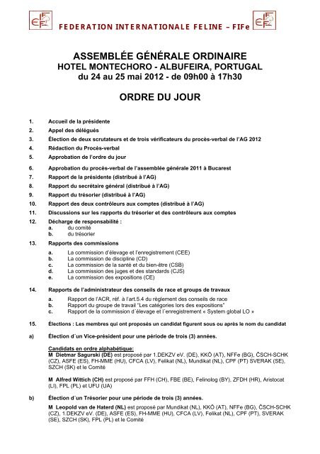 Assemblee Generale Ordinaire Ordre Du Jour Nrr Assemblee Generale Ordinaire Ordre Du Jour Nrr