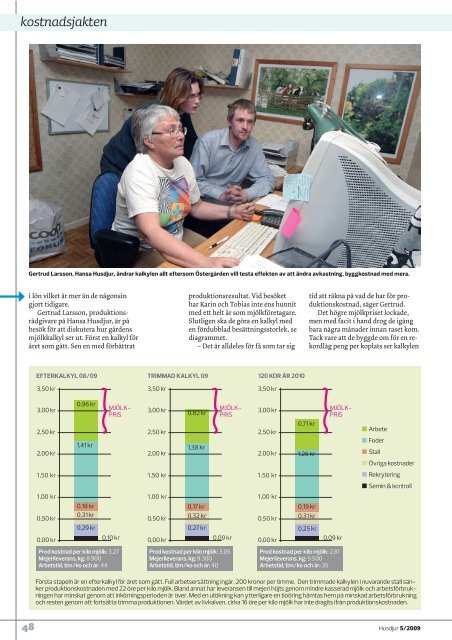 Kostnadsjakten Husdjur nr 5 2009 - Svensk Mjölk