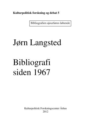 bibliografi syvende udg.pdf - AU: HUM FC - Aarhus Universitet