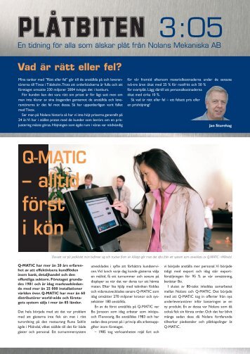 Plåtbiten 2005:03 - Nolans Mekaniska AB