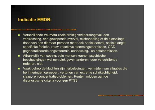 Exploring EMDR-therapy and tinnitus - Ned.Ver.Audiologie