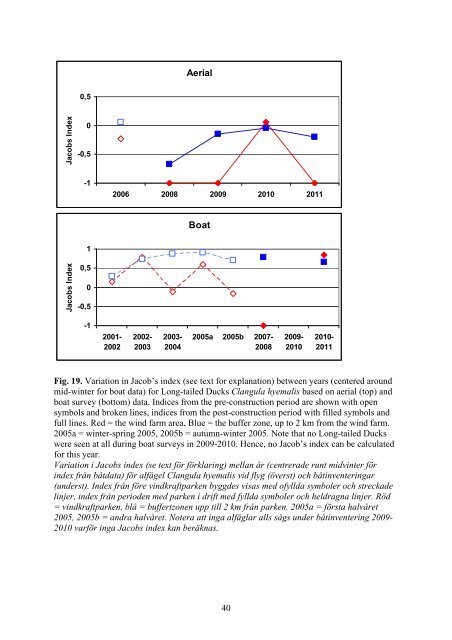 Birds in southern Öresund in relation to the wind farm at ... - Vattenfall