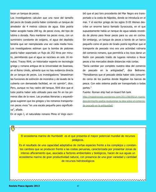 Revista Pesca agosto 2013