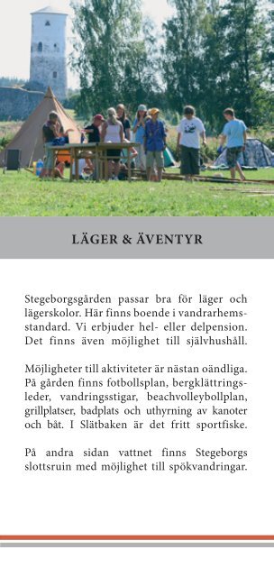 Ladda hem vår folder - Stegeborgsgården