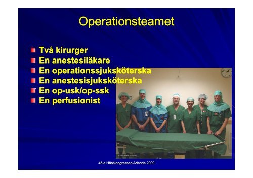 Patientens upplevelse av postoperativa samtal