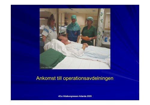 Patientens upplevelse av postoperativa samtal