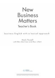 New Business Matters Teacher Resource Book - Heinle