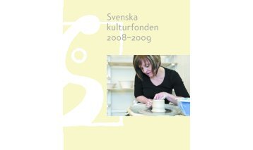 Svenska kulturfonden 2008–2009