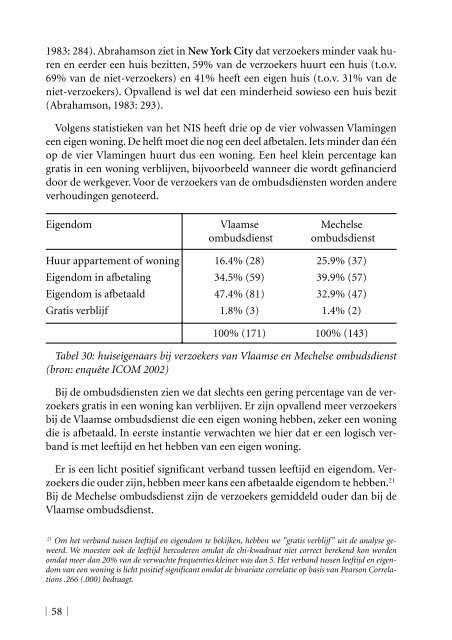Profiel van de verzoekers van de ombudsdiensten - Vlaamse ...
