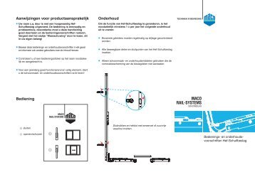 MACO hefschuifpui - Bouwer Kozijntechniek