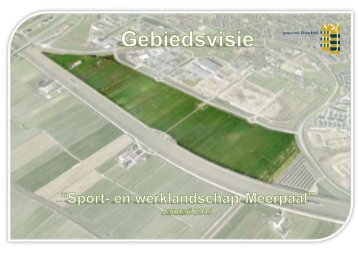 Gebiedsvisie Sport - Gemeente Houten