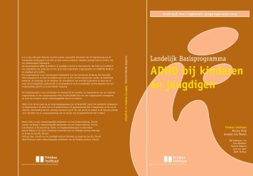 Basisprogramma ADHD - GGZ-richtlijnen