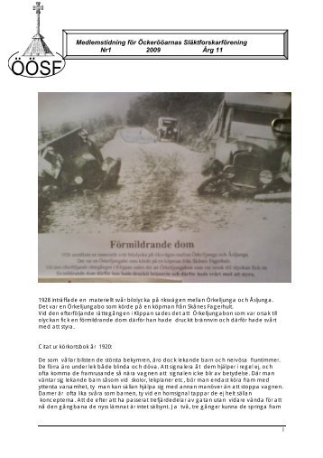 2009-01.pdf - Öckerööarnas Släktforskarförening