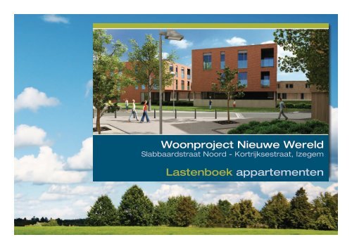 Woonproject Nieuwe Wereld Lastenboek appartementen