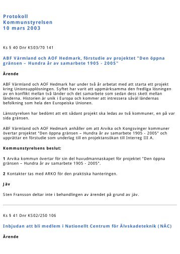 Protokoll KS 2003-03-10.pdf - Arvika