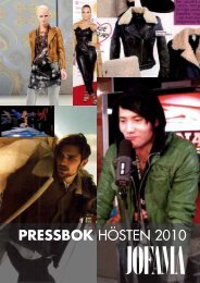 PRESSBOK HÖSTEN 2010 - Jofama