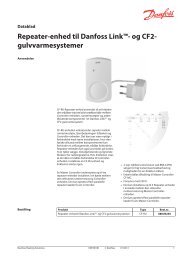 Repeater-enhed til Danfoss Link™ og CF2-systemer - Danfoss Varme