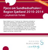Psyk-Pixi Sundhedsaftale - Region Sjælland