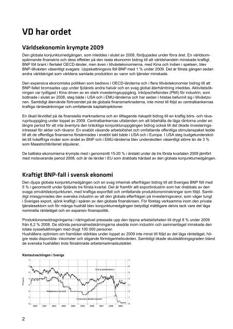 Årsredovisning 2009 - Sparbanken i Karlshamn