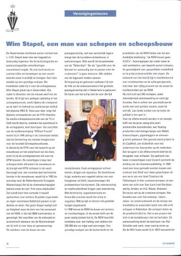 Wim Stapel. een