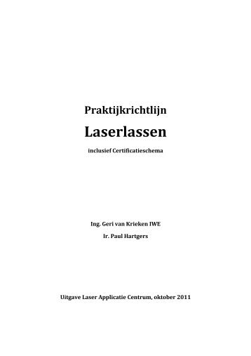 Praktijkrichtlijn Laserlassen.pdf - Vraag en Aanbod