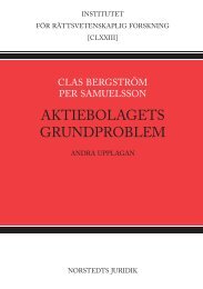 AKTIEBOLAGETS GRUNDPROBLEM - Norstedts Juridik