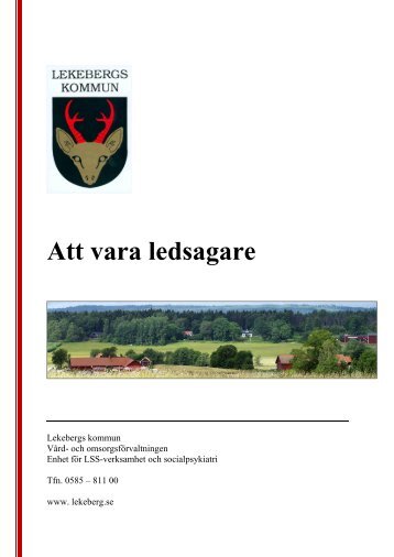 Att vara ledsagare - Lekeberg kommun