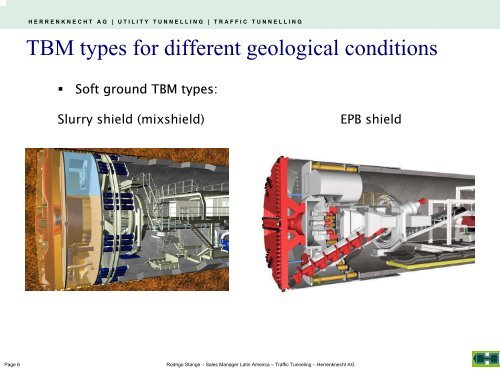 Herrenknecht Tunnelling Systems World-Wide - ITS Chile