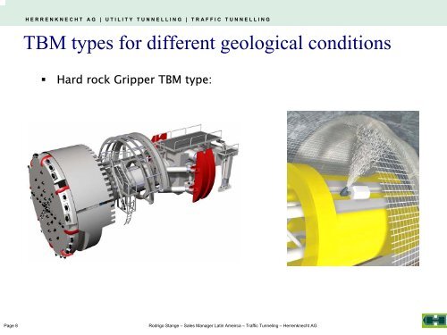 Herrenknecht Tunnelling Systems World-Wide - ITS Chile